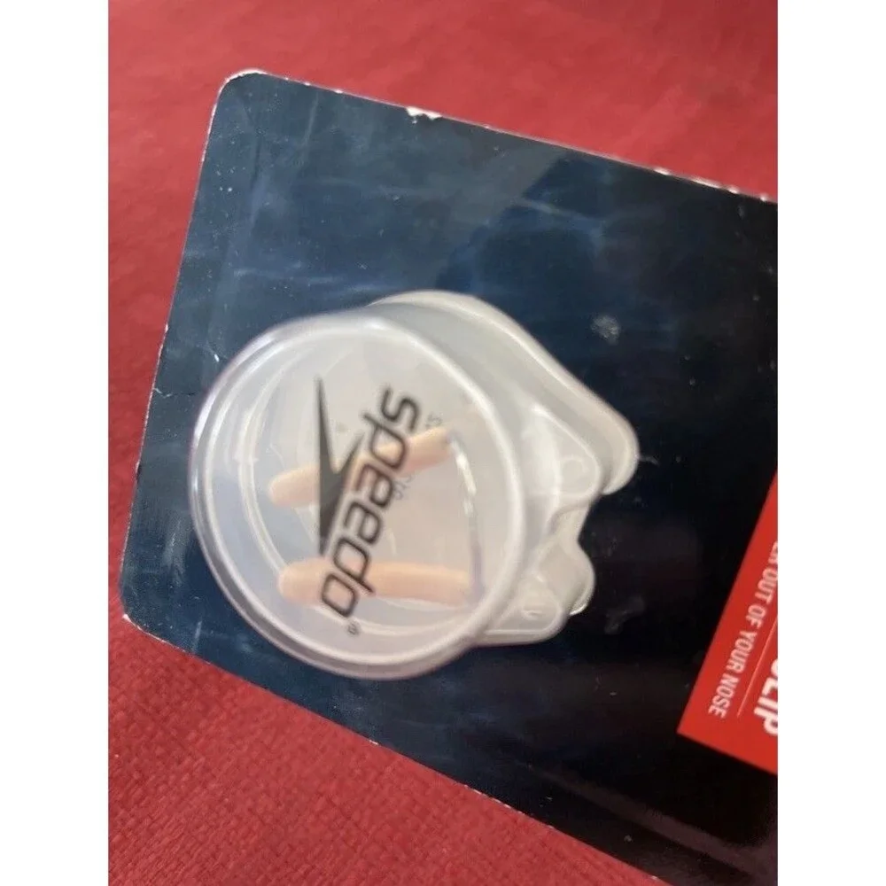 SPEEDO Competition Nose Clip with Case Made In Taiwan NOS
